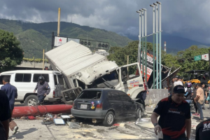 Accidente de estacion de gasolina en mariperez